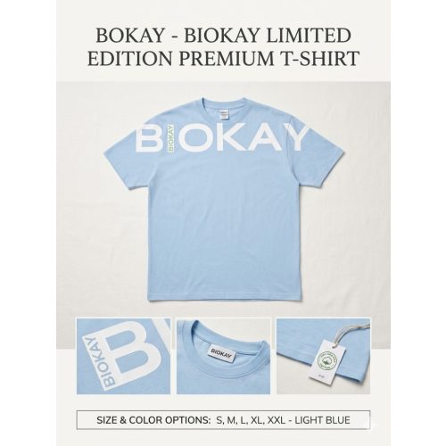 BIOKAY kék póló rövid 