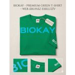 BIOKAY Prémium póló zöld rövidújas