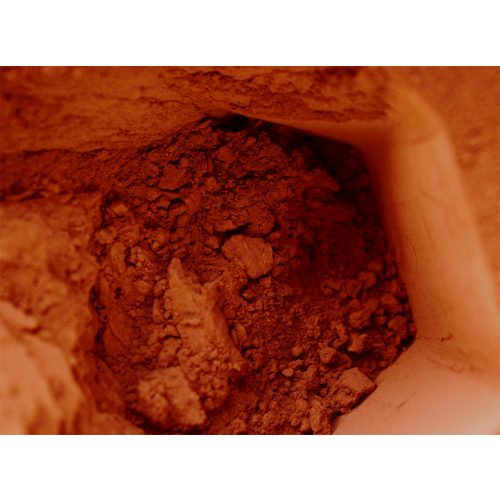 Oxidvörös természetes ásványi pigment - 100 gramm
