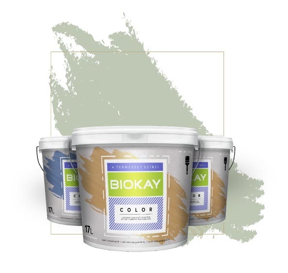 BIOKAY vályogfesték 5kg beltéri, fehér színű termékújdonság